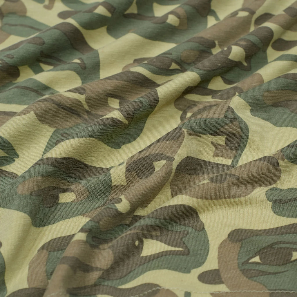 Kidsuper Face Camo Short Sleeve Shirt