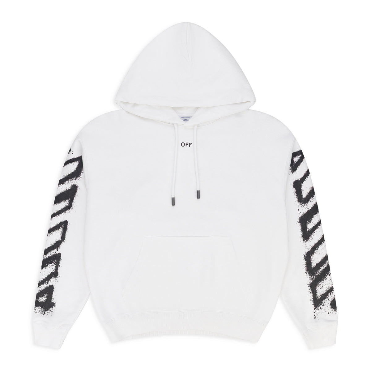 White Spray Arrow Hoodie