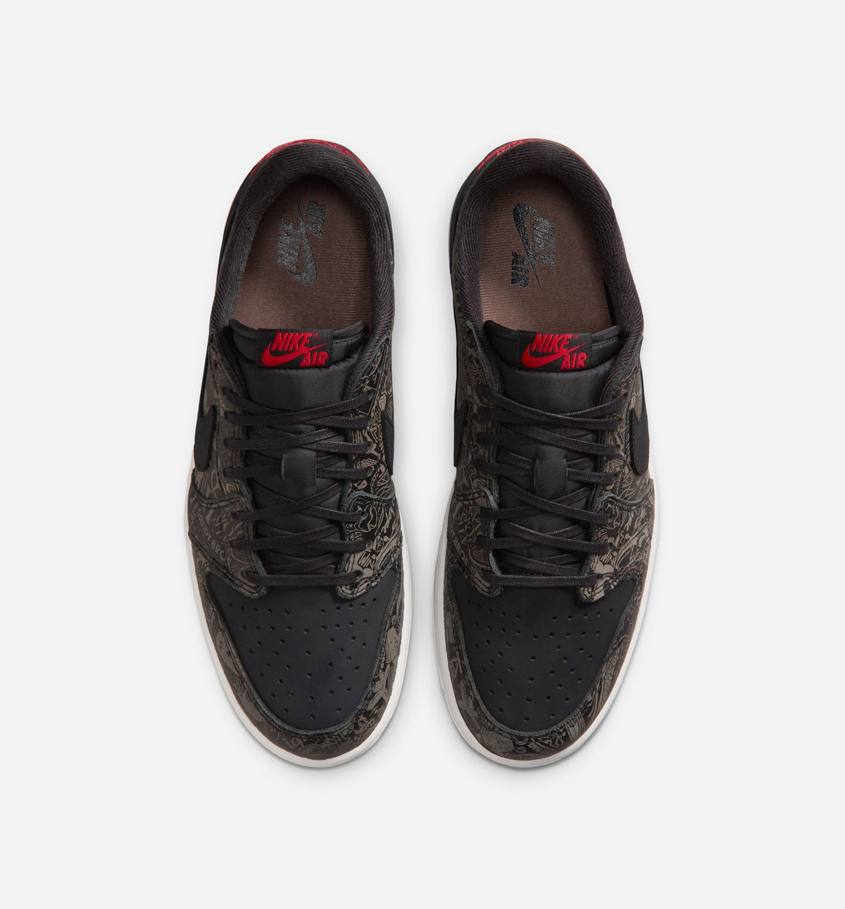 Air Jordan 1 Retro Low OG Laser Black and Varsity Red – Men's Lifestyle Shoe in Black/Varsity Red/Summit White