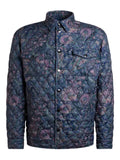 ETRO quilted overshirt with floral Paisley motif