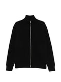 MM6 Maison Margiela ribbed-knit zip-up sweater