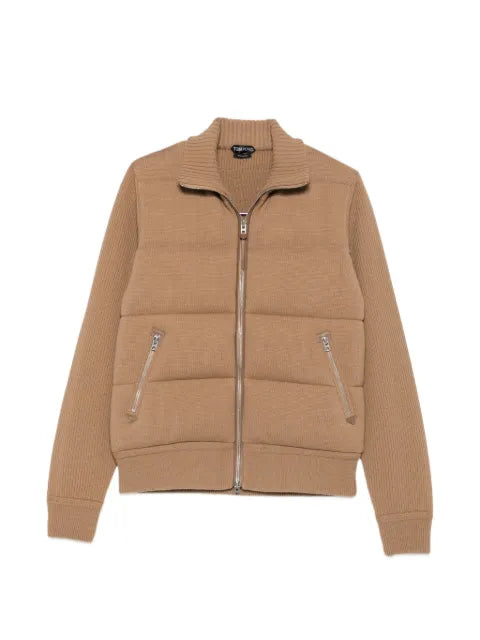 TOM FORD quilted ribbed jacket