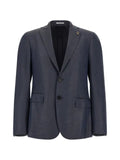 Pal Zileri textured single-breasted blazer