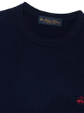 Brooks Brothers logo-embroidered lambswool sweater