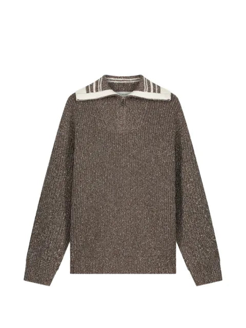 Filling Pieces chunky-knit quarter-zip sweater