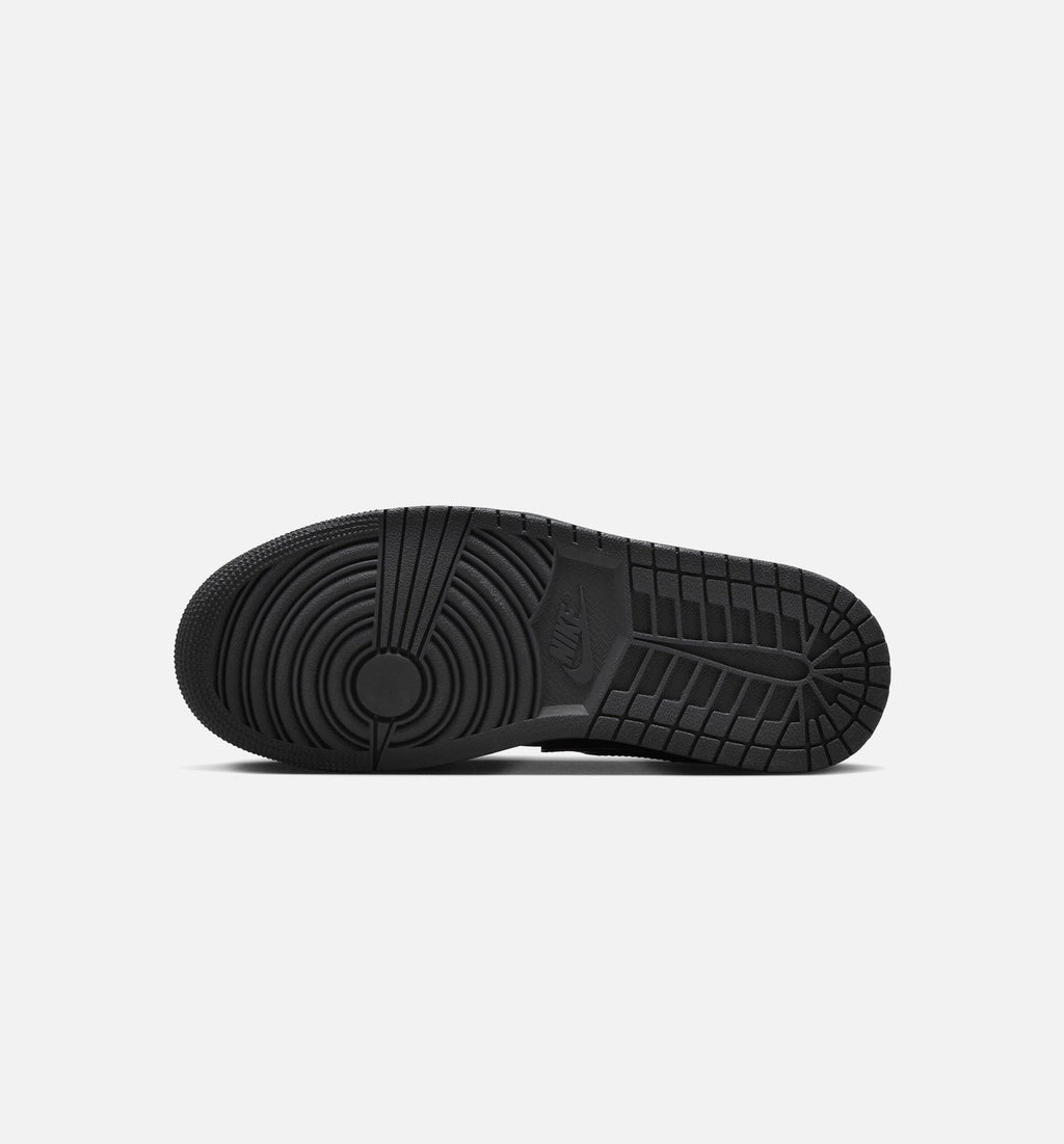 Air Jordan 1 Low "Patent Elephant" Women's Lifestyle Shoes - Black / White / Metallic Silver