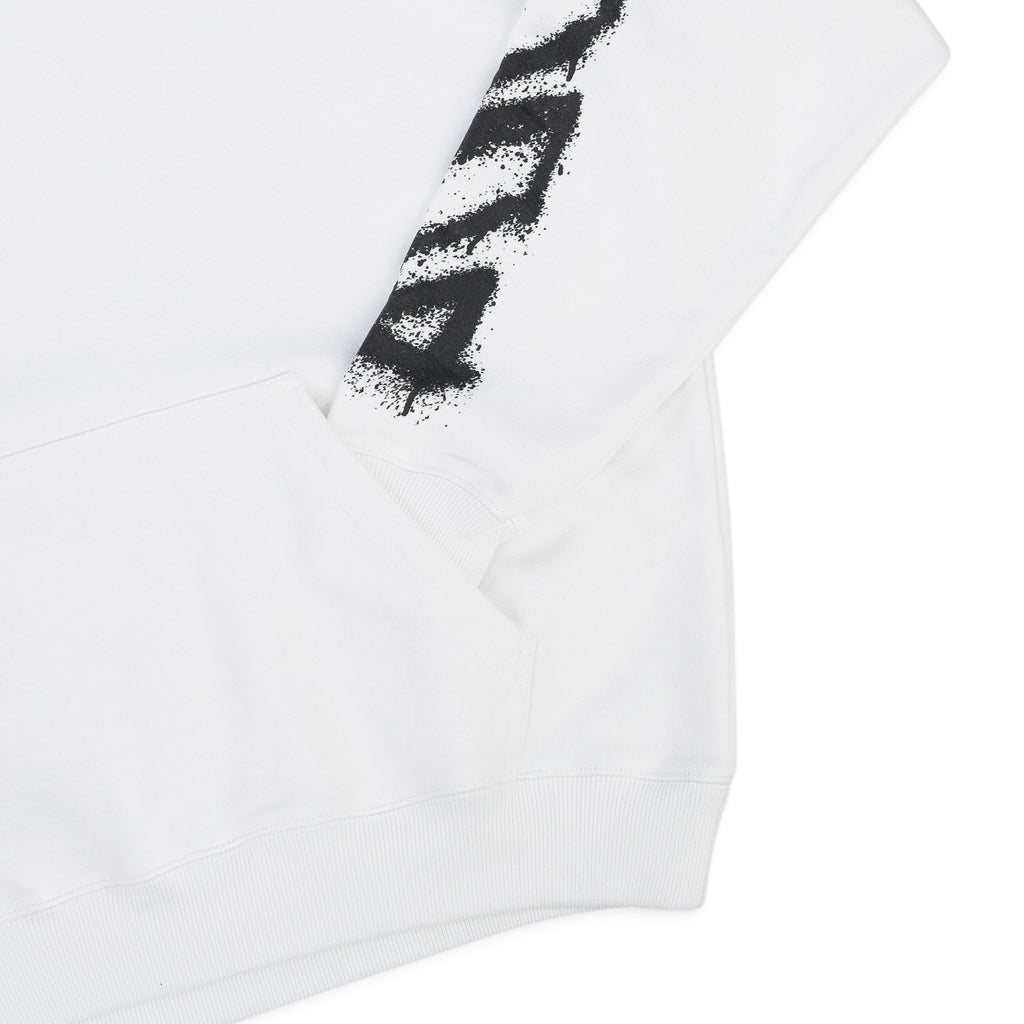 White Spray Arrow Hoodie