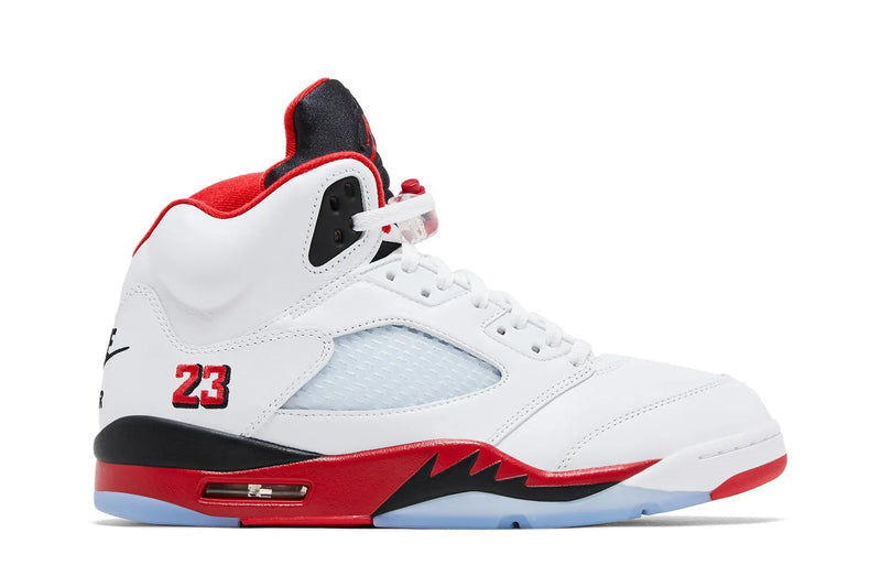 Air Jordan 5 Retro 'Fire Red' 2025 – OG Colorway with White Cement Grey & Varsity Red Accents