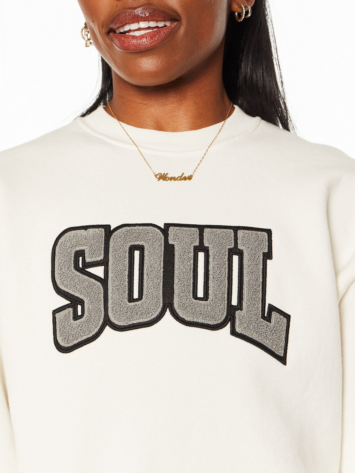 SAM CREW NECK ECRU