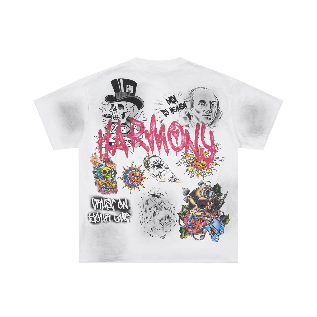 HARMONY Rhinestone-Style Graphic T-Shirt