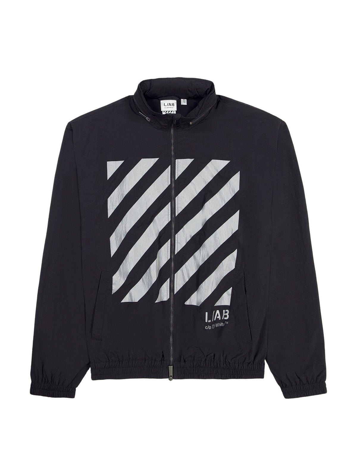 L/AB Reflective Diag Windbreaker Jacket