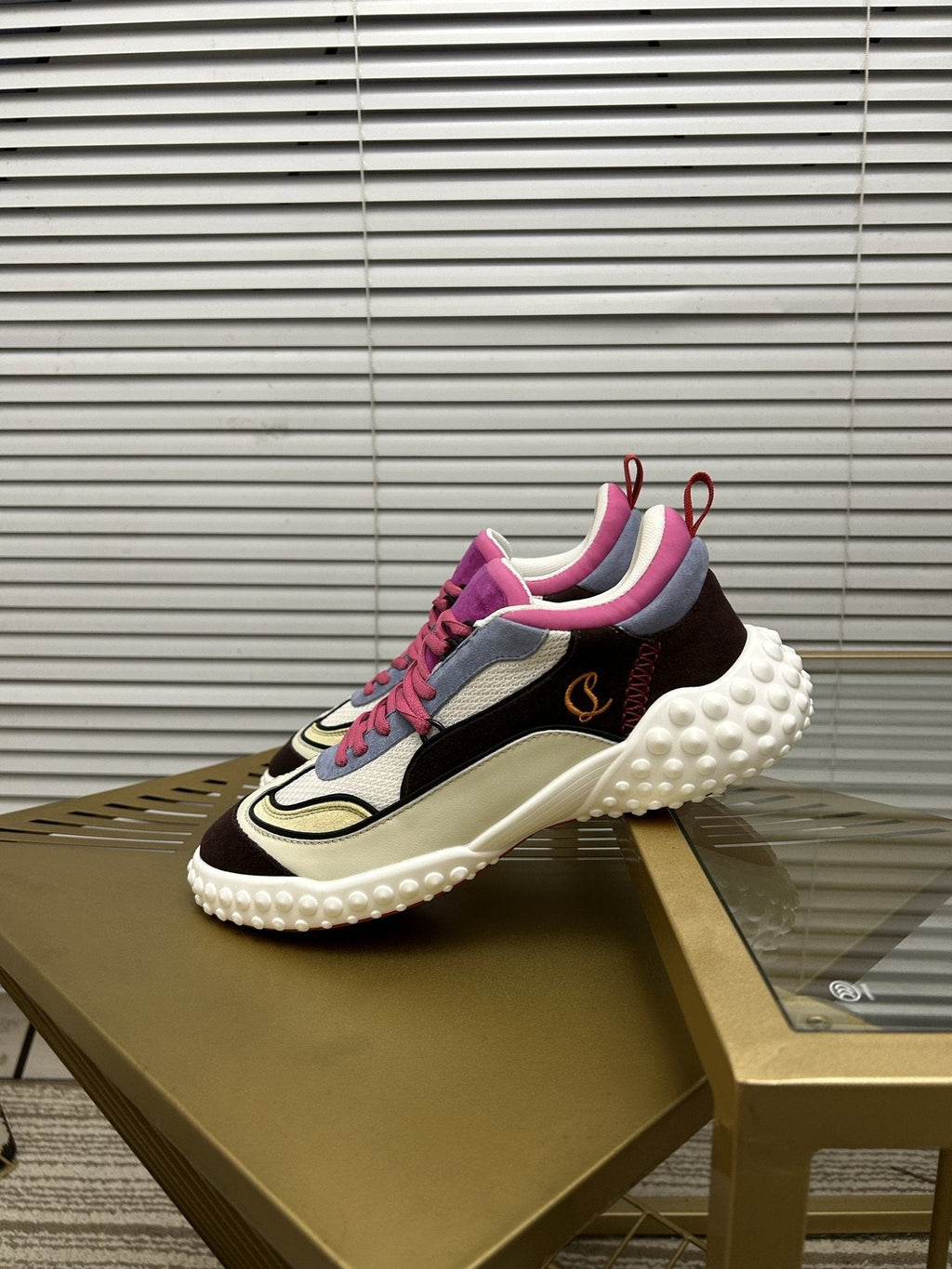 Christian Louboutin Contrast Trim Sneakers